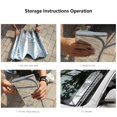 thumbnail image 4 of Laser-Cut Car Sun Shield, Double-Layer Foam Insulation for Front/Rear Windows, 4 of 9