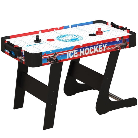 Soozier 40" Air Hockey Table with 2 Pucks, 2 Pushers, Folding Arcade Table