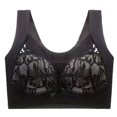 thumbnail image 1 of Clearance Sale 2025 Bra Lightly Latex Lined Cup Wirefree Unpadded Full Coverage Plus Size Bra, 1 of 3
