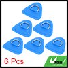 thumbnail image 2 of Unique Bargains 6 Pcs Écusson Anneau en D PVC Acier Inoxydable Forme Triangle Coussin Anneau en D Vert pour Kayak Canot Pont, 2 of 7