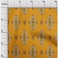 thumbnail image 2 of oneOone Rayon Orange Fabric Block Quilting Supplies Print Sewing Fabric By The Yard 56 Inch Wide, 2 of 5