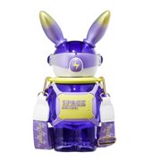 EGNMCR Cups Cool Lightn Rabbit Straw Bottle Large Capacity Water Bottle Space Cup Straw Water Cup Water cup