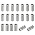 thumbnail image 1 of Unique Bargains Adaptateurs de Filetage Manchon Réducteur Écrou 20 Pcs M10x1.5 Mâle à M6x1 Femelle Réparation Insert Écrou 20mm, 1 of 7