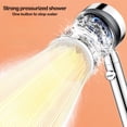 thumbnail image 4 of Yhmxh Turbocharged Shower Head With Super Powerful Water Volume For Home Bathroom Bath Water Heater Bath Heater Pressurized Shower Head 5 Kitchen Essentials Home and Kitchen Kitchen Tools, 4 of 6