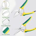 thumbnail image 3 of Garden Pruning Shears 2 Pieces Hedge Shears Secateurs with Locking Handle Tree Cutters, Plant Clippers, 3 of 5