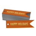 thumbnail image 1 of Inkdotpot Happy Holiday Bottle Tag Real Gold Foil Favor Hang Tags Pack Of 100, 1 of 6