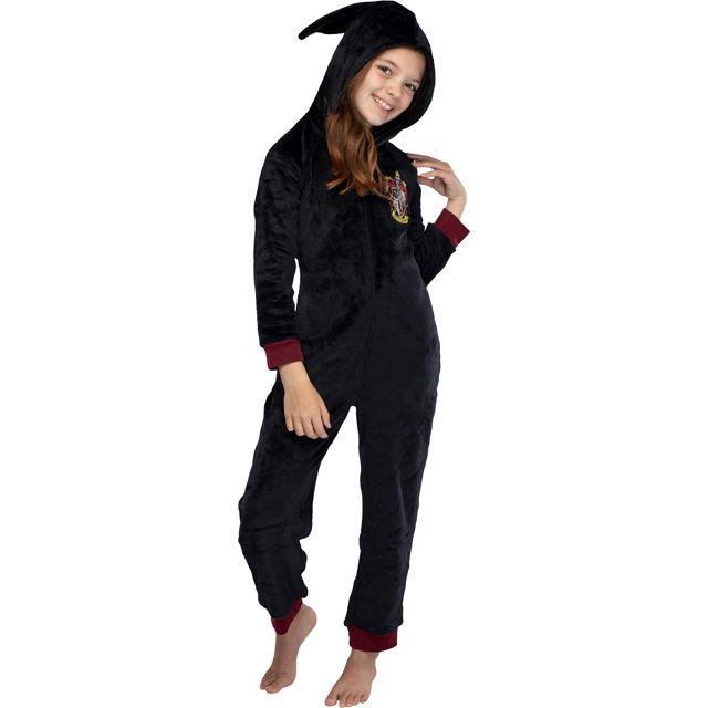Harry Potter Pyjama une-Pièce à Capuche Unisexe pour Enfants Gryffondor Combinaison (10/12)