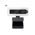 thumbnail image 1 of Computer Webcam Rotatable Wide Compatibility ABS 1080P/2K/4K Desktop Webcam with Microphone for Laptop - 2K, 1 of 5