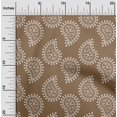 thumbnail image 2 of oneOone Cotton Poplin Mocha Brown Fabric Block Sewing Craft Projects Fabric Prints By Yard 56 Inch Wide, 2 of 5