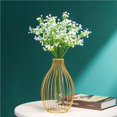 thumbnail image 4 of Flower Vases with Iron Art Frame Simple flower vases Family Flower Rack Tabletop Display Holder for Wedding Table Office Living Room Decor, 4 of 9