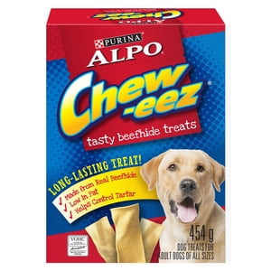 ALPO Chew-eez Tasty Beefhide, Dog Treats 454 g