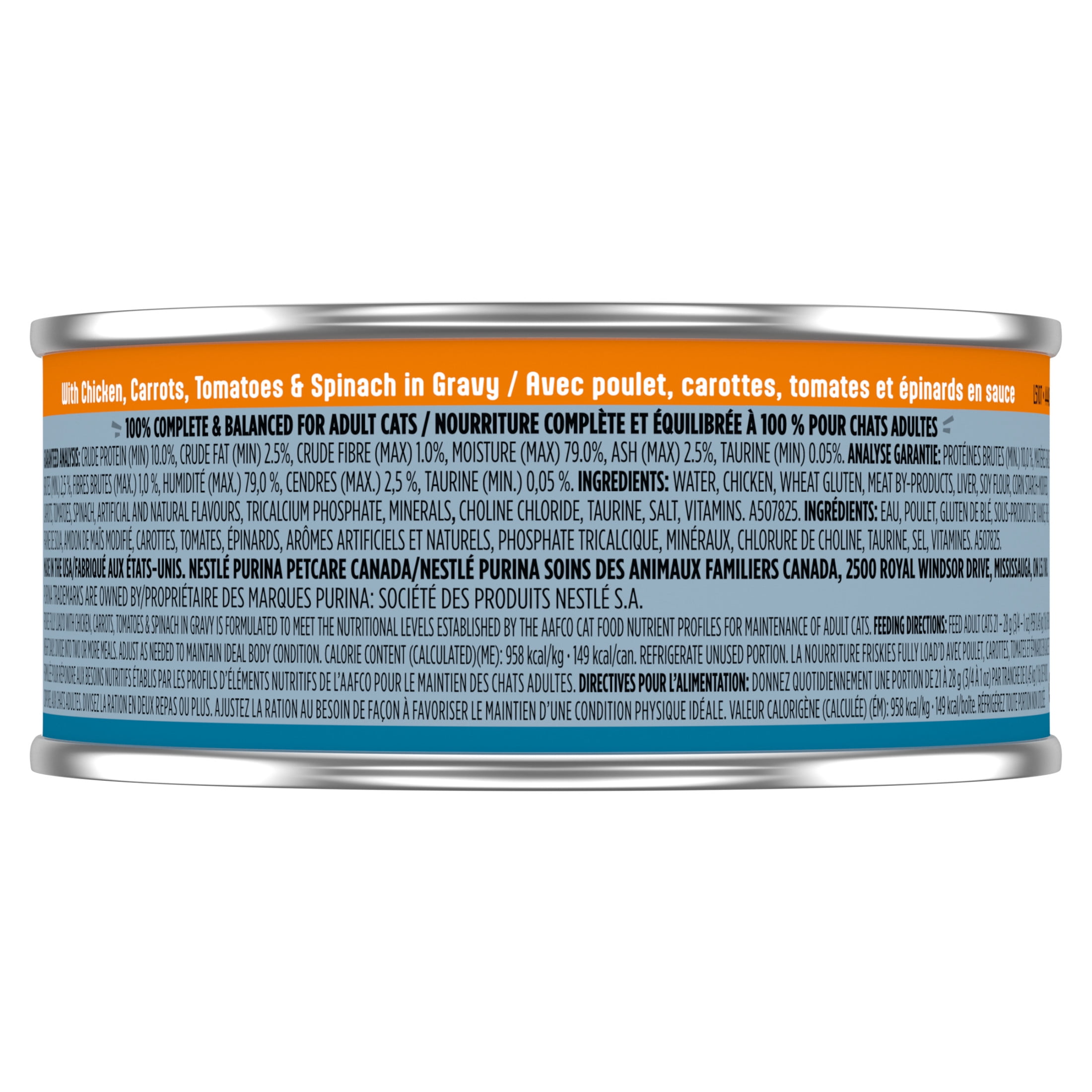 Friskies Fully Load'd Poulet en Sauce, Nourriture Humide pour Chats, 156 g