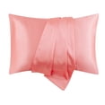 thumbnail image 4 of Silk Pillowcase for Hair and Skin Simulated Silk Pillowcase for Hair and Skin - Simulated Silk Pillowcase 2 Sets 20X26 Inches with Envelope Closure, Gift for Women Men, 4 of 5
