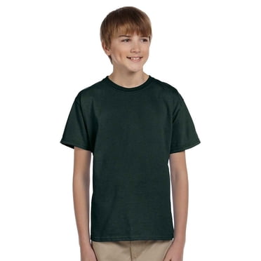 Gildan Ultra Cotton - Youth 100% Cotton T-Shirt 2000B (M / Forest)