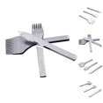 thumbnail image 2 of DIY Leather Tools Set Stainless Steel 2/5/10 chisel set Prong Flat Leather Chisel Hole Piercing Punching Tool Kit, 2 of 9