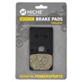 thumbnail image 3 of Niche Complete Organic Brake Pad Set for Yamaha YZF R1 Motorcycle MK1002593, 3 of 8