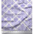 thumbnail image 1 of Soimoi Modal Satin Fabric Swirls & Paisley Decor Fabric Printed Yard 42 Inch Wide, 1 of 3