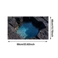 thumbnail image 1 of Aodebiao 3D Optical Illusion Rug, Brick Bottomless Hole Design Non- Area Rug for Living Room, Bedroom, Front Door Mat, Playroom & Gameroom Floor Carpet Decor, 1 of 4