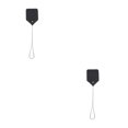thumbnail image 3 of Transemion 1/2/3/5 Effective And Portable Fly Swatter For Outdoor Activities Iron Wire Is Sturdy And Durable black 2PCS, 3 of 6