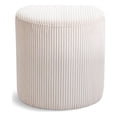 thumbnail image 1 of Meridian Furniture Roy Beige Ottoman/Stool, 1 of 7