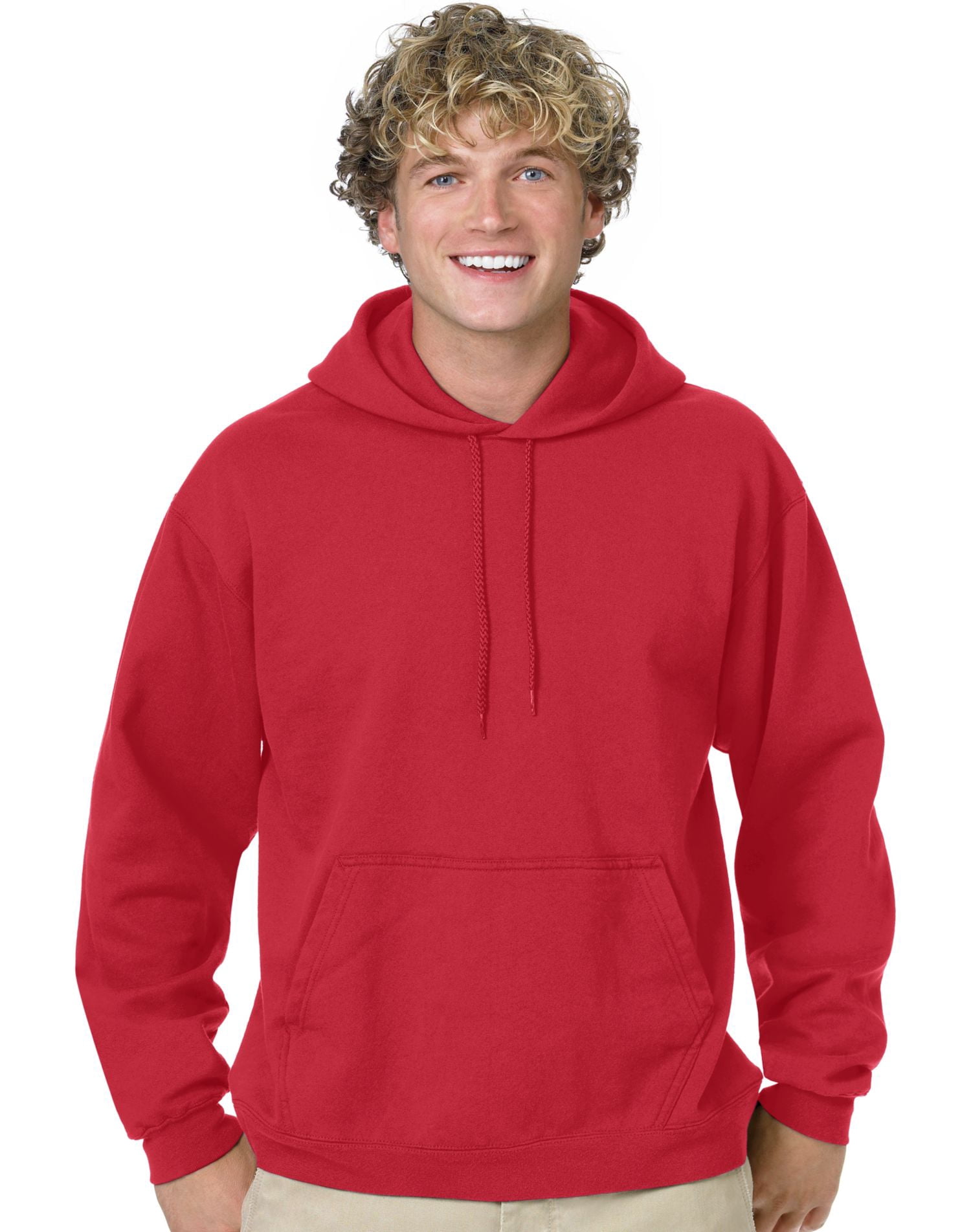 Hanes P170 Comfort Blend Ecosmart Chandail à Capuchon en Molleton Taille - Grand - Rouge Foncé