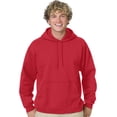 thumbnail image 1 of Hanes pour Hommes ComfortBlend EcoSmart Chandail à Capuchon en Molleton, S, Rouge Foncé, 1 of 4