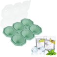 thumbnail image 1 of 3D   Ice Cube Tray Silicone Sphere Whiskey Ice Cube Mold  Black, 1 of 6