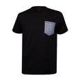 thumbnail image 1 of Gravity Threads T-Shirt à Col Rond pour Homme avec Poche Fabriqué aux É.-U., Hounds Tooth 2TG, 1 of 1