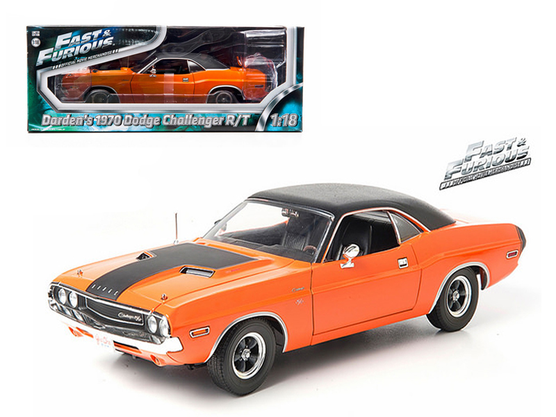 Greenlight 1970 Darden's Dodge Challenger R/T Orange Fast