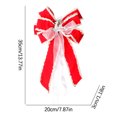 thumbnail image 1 of Christmas Bow Tree Pendant Cloth Ribbon Christmas Party Decoration Supplies, 1 of 2