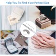 thumbnail image 4 of Aluminium Ring Sizer Mandrel Metal Ring Sizer Finger Sizing Stick Mandrel Tool With Ring Sizer Gauge Set Measuring Tape For Ring Size Measurement, 4 of 7