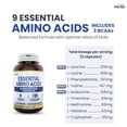 thumbnail image 3 of Herba Essential Amino Acids Supplement – 180 Capsules | All 9 EAA Supplement in Free Form | Made in Canada, 3 of 9