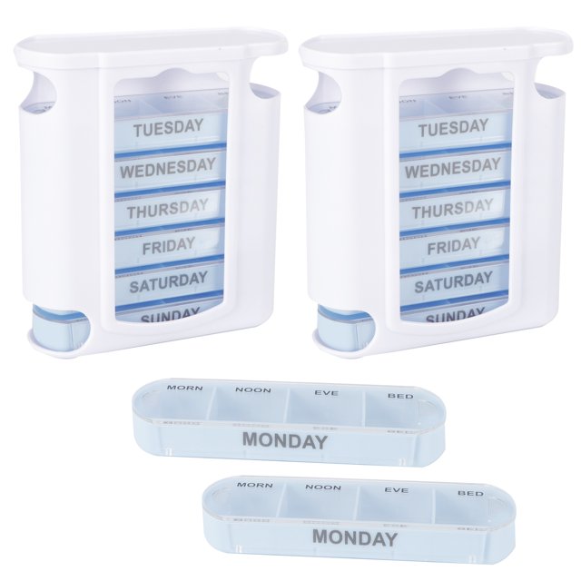 Medicine Storage Box, Medicine Organizer, Color Coded Medicine Storage Box For Woman Man Old Man Child