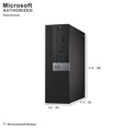 thumbnail image 3 of Dell OptiPlex 5050 SFF, Intel Quad Core i5-6500 jusqu'à 3,6 GHz, 12G DDR4 RAM, 256G SSD, DVDRW, WiFi, Bluetooth, Windows 10 Pro 64 Bit (en, FR, ES)-Rénové, 3 of 7