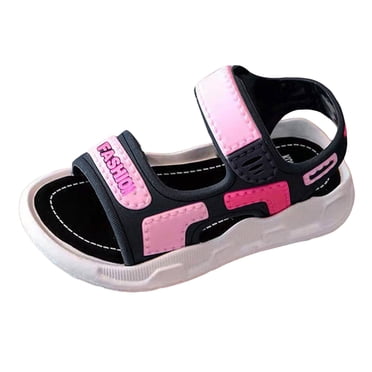 MIASHUI Boys Comfortable Beach Sandals Casual Soft Soles Beach Shoes,Pink,4.5-5 Years