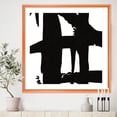 thumbnail image 2 of Designart Black & White Crossing Paths II Framed Wall Art, 2 of 2