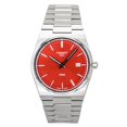 thumbnail image 1 of Tissot PRX Acier Inoxydable Cadran Rouge Quartz T137.410.11.421.00 100 m Montre pour Homme, 1 of 1