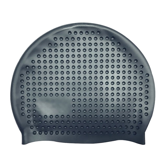 Agiferg Adult Swimming Cap Swimming Comfortable Elastic Cap Silicone Waterproof Cap