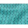thumbnail image 4 of oneOone Viscose Jersey Aqua Blue Fabric Tree & Bear Cartoon Sewing Craft Projects Fabric Prints By Yard 60 Inch Wide, 4 of 5