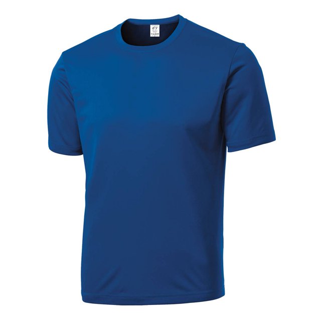 Gravity Threads Mens Short-Sleeve Moisture Wicking Shirt - True Royal - 3X-Large