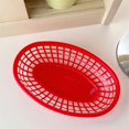 thumbnail image 2 of Fruit Plate Kitchen Plastic Vegetable Washing Basket Double Layer Fruit Plate Vegetable Basket Multifunctional Storage Basket,Red Kitchen Fruit Plate, 2 of 6