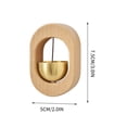 thumbnail image 3 of PRETXORVE Sonnette de Porte en Bois Magnétique Type de Porte Rappel d'Entrée Magnétique, 3 of 6