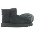 thumbnail image 2 of Ugg Women's Classic Mini II Leather Black Ankle-High Suede Boot - 6M, 2 of 2