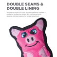 thumbnail image 3 of Outward Hound Durable Plush Squeak Dog Toy Invincibles Mini Pig, 3 of 5