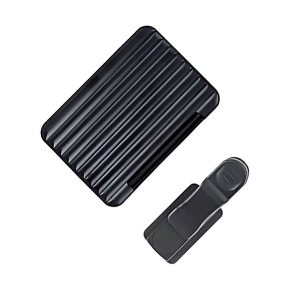 Unatoiry Pince de Réflexion en ABS Installation Facile Fixation Stable Antidérapante Fixation Serrée Appareil Photo pour Téléphone Intelligent Noir 1 Ensemble