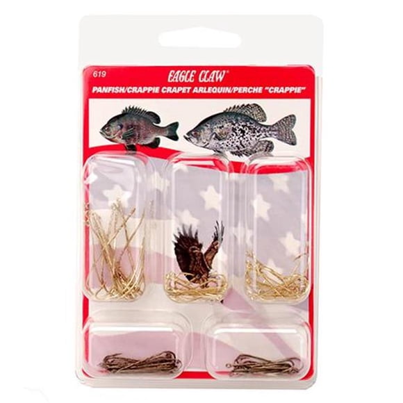 Eagle Claw Assortiment de Crochets - Panfish-Crappie
