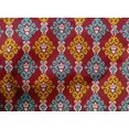 thumbnail image 4 of oneOone Coton Popeline Tissu Tourbillon Ikat Décor Tissu Imprimé 56 Pouces de Large, 4 of 4