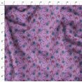 thumbnail image 4 of Soimoi Blue polyester Crepe Fabric Flower Floral Print Fabric by Yard 52 Inch Wide, 4 of 6
