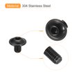 thumbnail image 4 of Unique Bargains Flanged Button Head Socket Cap Screws, 50 Pack M5x8mm 304 Stainless Steel Bolts, 4 of 5