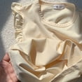 thumbnail image 4 of FhsagQ The 7th Of July Girls Ruffle Sleeve T Shirt Solid Color Vest Girls Basic Short Sleeve 4T Girl Spring The 7th Of July T shirts Spring Little Girls shirts 4T-5T Easter Beige 2-3Years, 4 of 4
